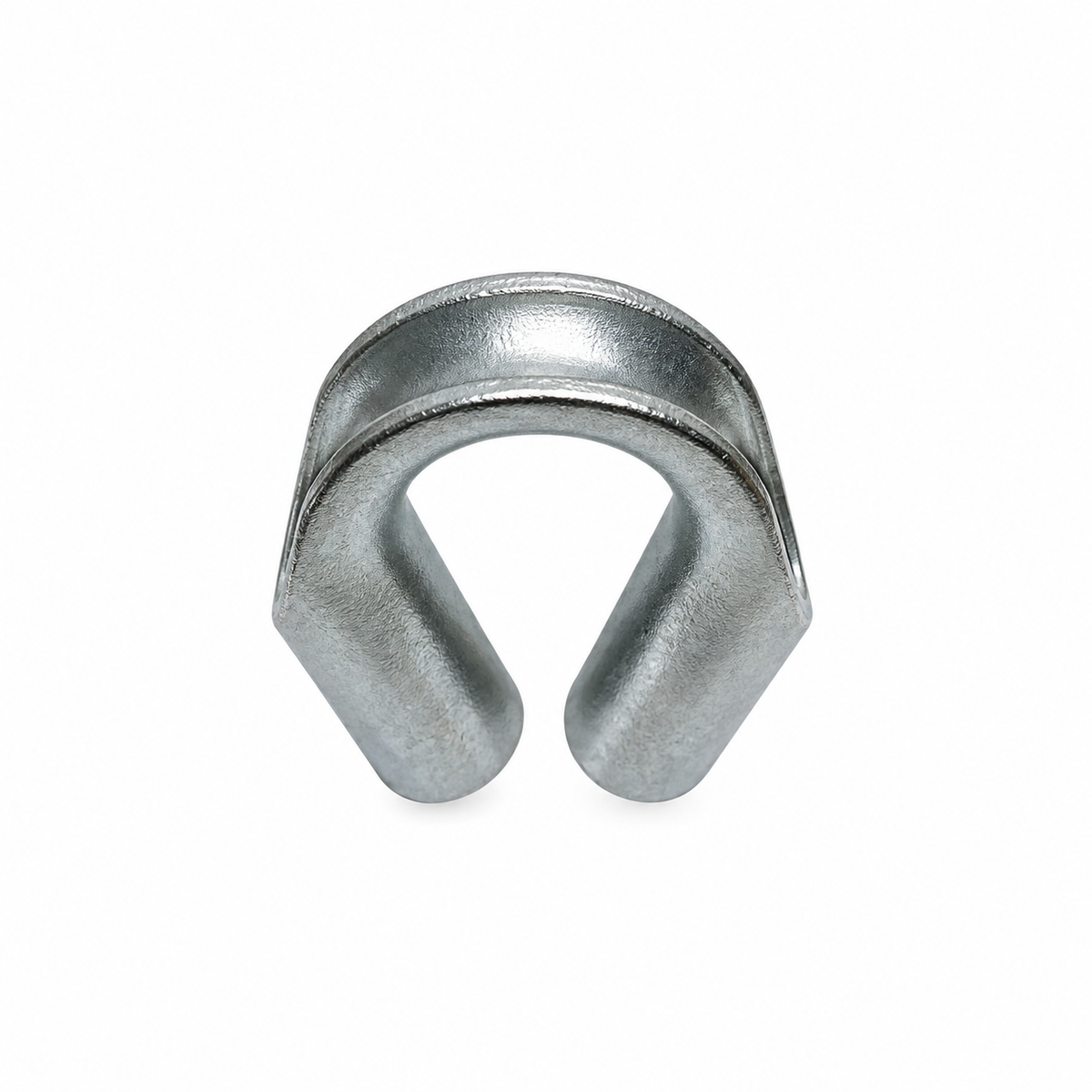 4 Pc Set Marine Stainless Steel Heavy Duty Captive Tubular Thimble, Wire Rope Tube Thimble for Boat, Yacht, Rigging, Cable