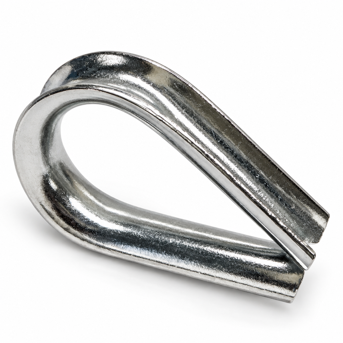 10 Pc Set T316 Stainless Steel Light Duty Wire Rope Thimble, Cable Eye Loop Protector for 3/32", 1/8", 3/16", 1/4", and 5/16" Cable