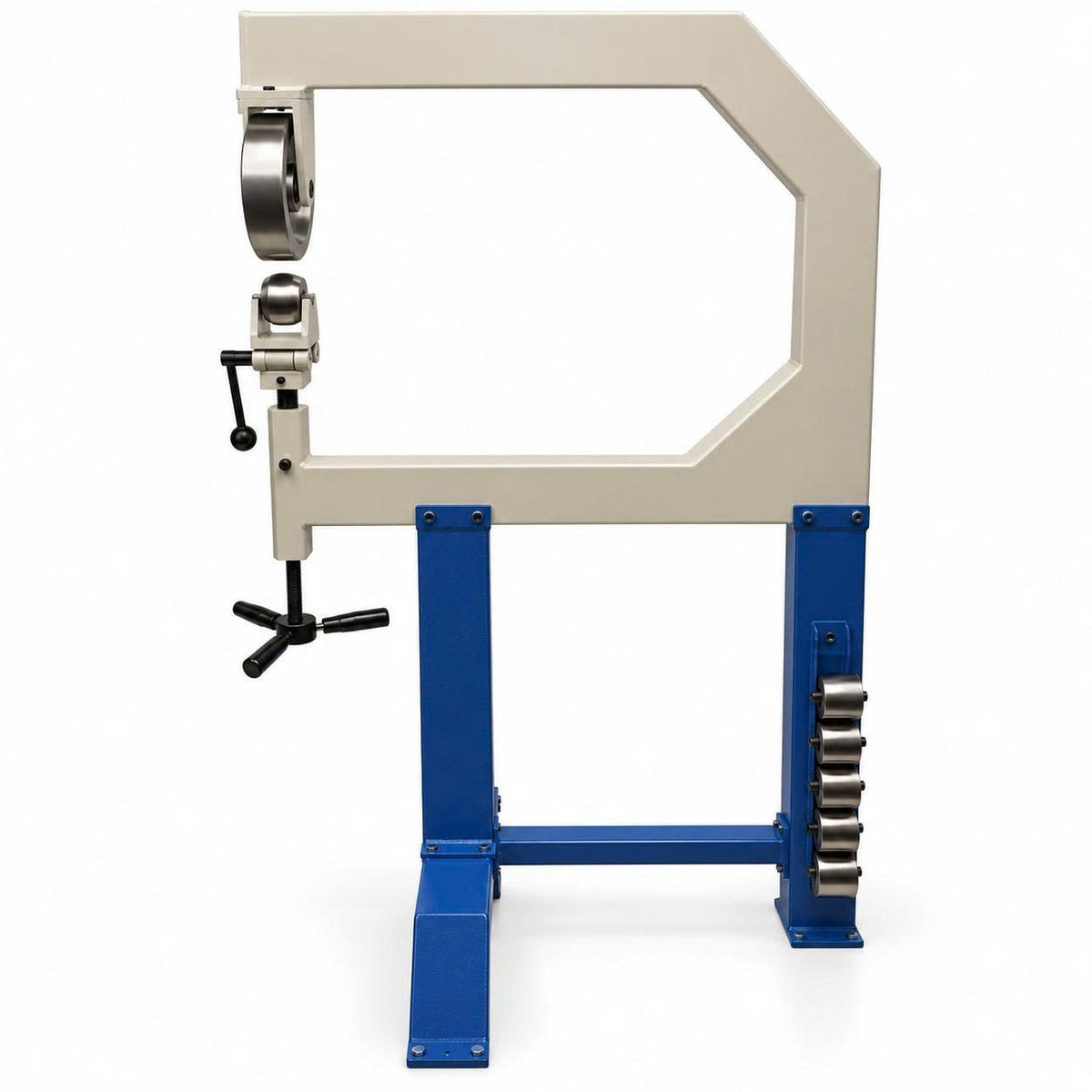 28" Deep Throat English Wheel Sheet Metal Forming Machine, Heavy Duty Planishing Anvil with Shrinker Stretcher for Steel and Aluminum