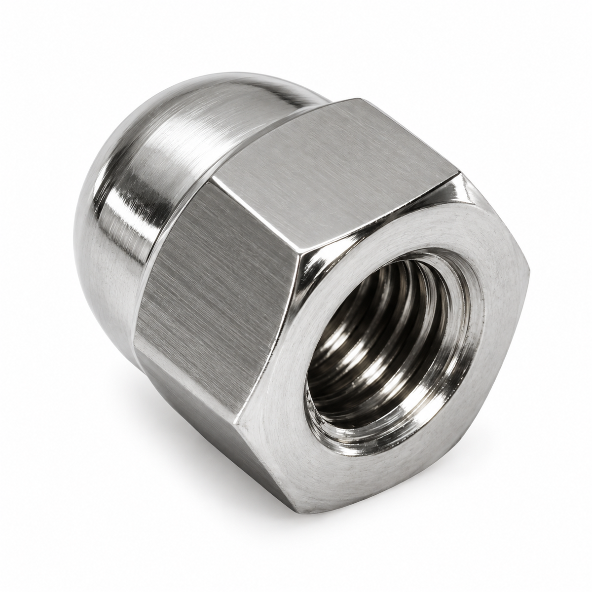 10 Pc Set T316 Stainless Steel 1/4" Acorn Nut, Left Hand and Right Hand Thread Cap Nut