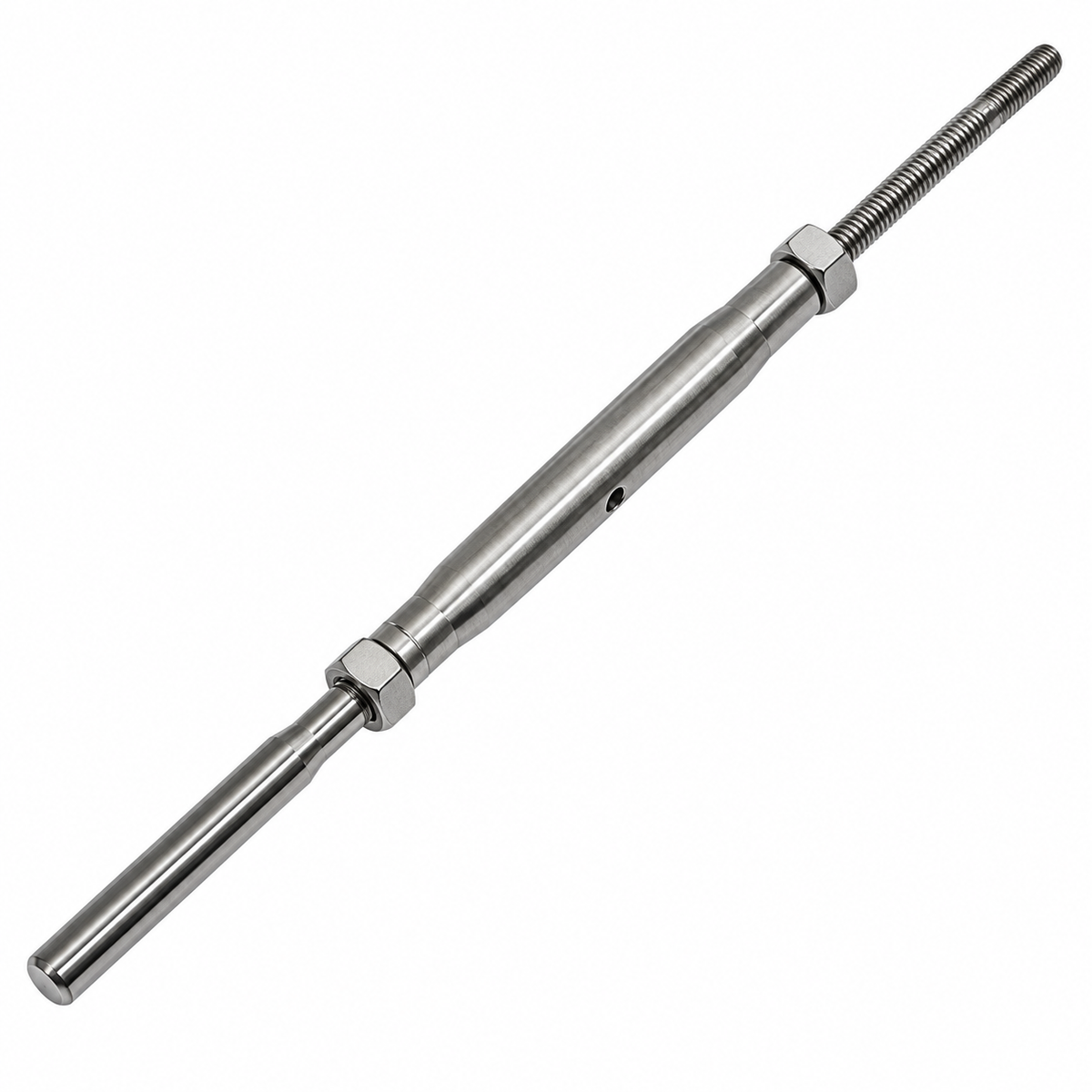 4 Pc Set Marine T316 Stainless Steel Threaded Rod Swage Stud Turnbuckle for Cable Wire