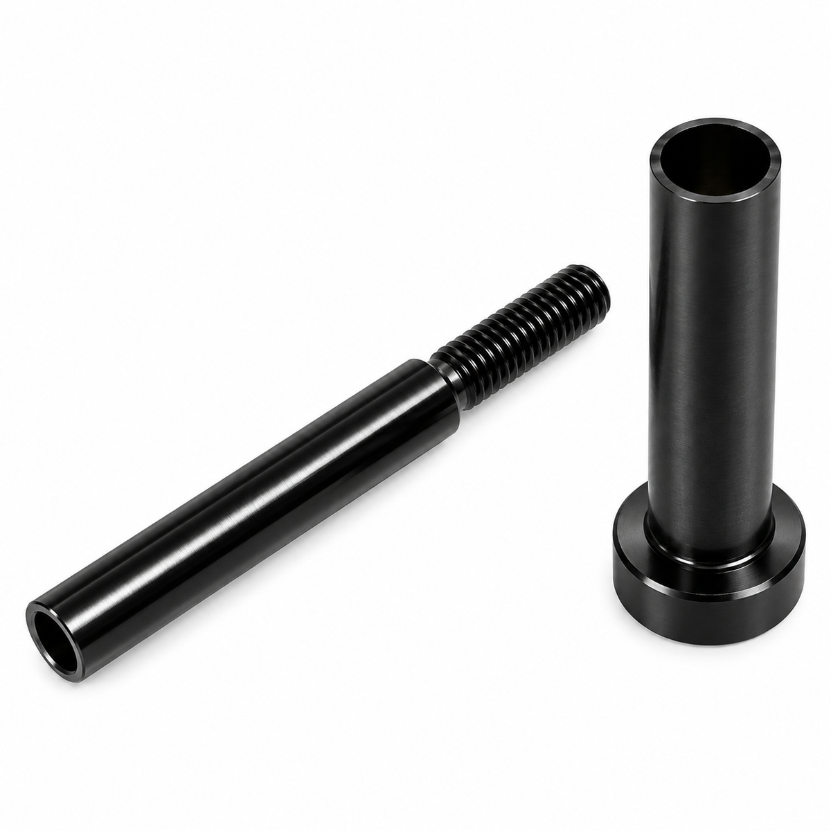 Stainless Steel Black Oxide 1/8" and 3/16" Cable Railing Invisible Receiver End Fittings for Deck and Stair Rail