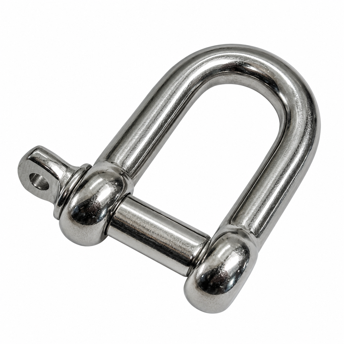 5 Pc Set T316 Stainless Steel D Type Bow Shackle, Marine Boat Anchor Rigging Shackle for Chain, Paracord, Rope
