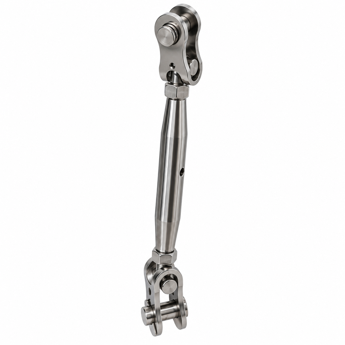 4 Pc Set Marine T316 Stainless Steel Toggle and Toggle Pipe Turnbuckle, Cable Wire Rope Railing Tensioner for Boat, Dock