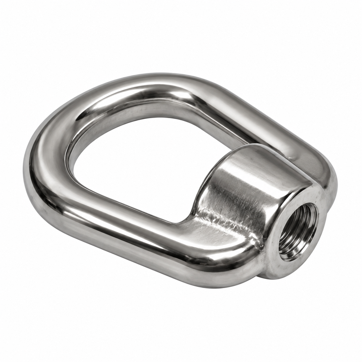 2 Pc Set Marine Stainless Steel 316 Eye Nut, UNC Tap Thread Lifting and Rigging Hardware for Boat, Dock, and Outdoor Use