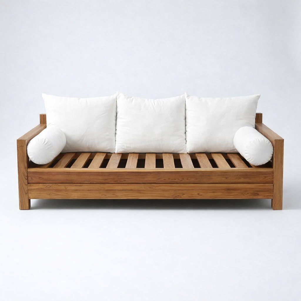 STYLE 3 Pillow & Bolster Cushion Polyester Fiberfill Inserts for Outdoor Indoor Daybed Porch Swing Bed | INSERT ONLY |