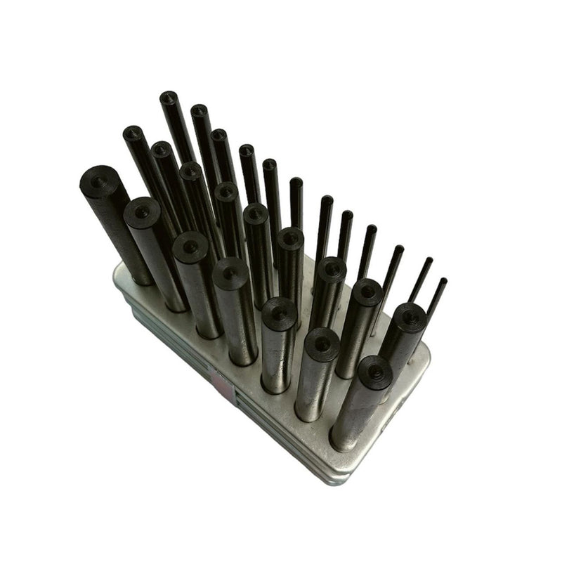 28 Pcs. 3-32 - 1-2'' Transfer Punch By 64th Set Punches Machinist Thread Tool
