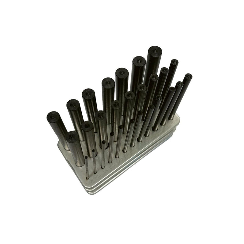 28 Pcs. 3-32 - 1-2'' Transfer Punch By 64th Set Punches Machinist Thread Tool