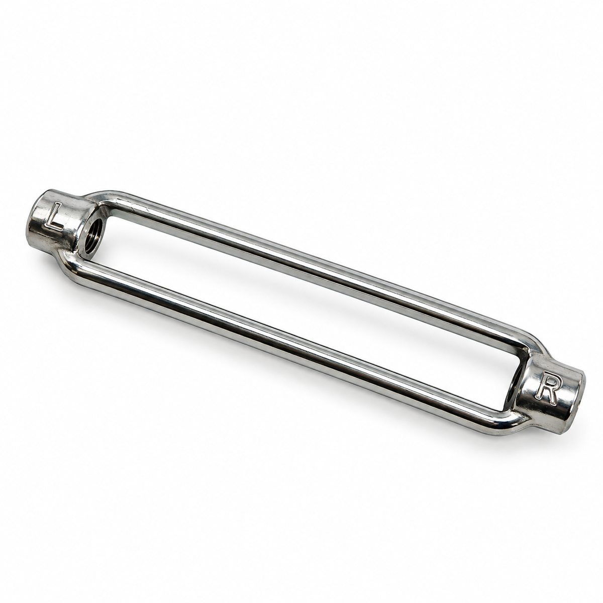 4 Pc Set Marine T316 Stainless Steel Turnbuckle Body, Heavy Duty Rigging Tensioner Body for Wire Rope, Cable, Chain, Dock