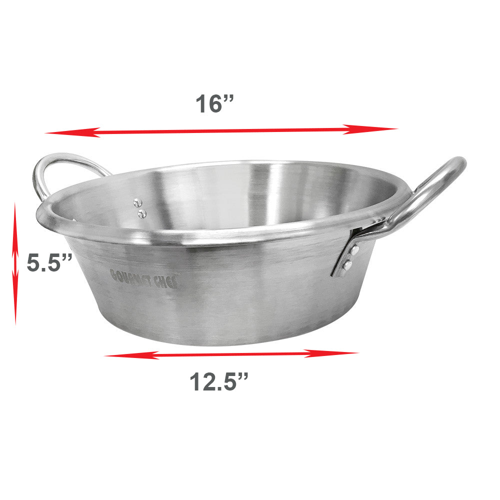 Carnitas Cazo Stainless Steel Caso Pot Pan Wok Gas Stove Burner Cook