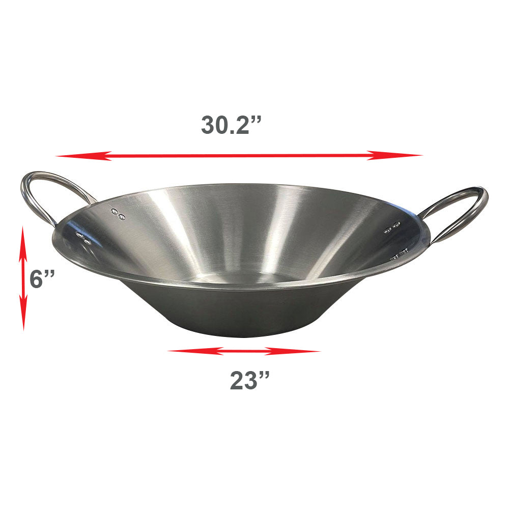 Carnitas Cazo Stainless Steel Caso Pot Pan Wok Gas Stove Burner Cook