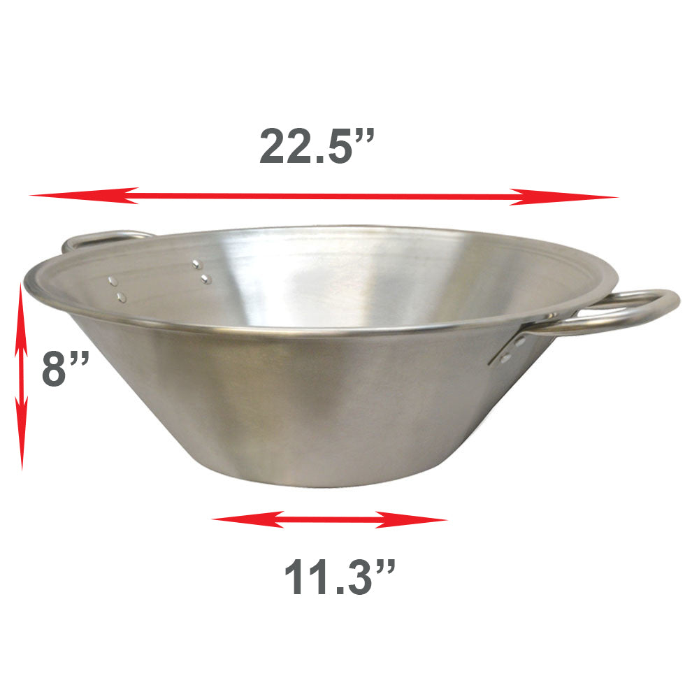 Carnitas Cazo Stainless Steel Caso Pot Pan Wok Gas Stove Burner Cook