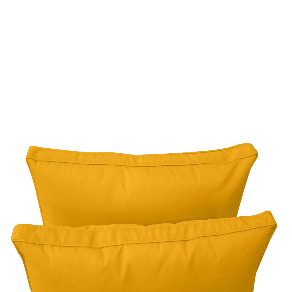 Style1 Complete Set Twin Size Wood Patio Sofa Daybed + Cushion Inserts + Covers