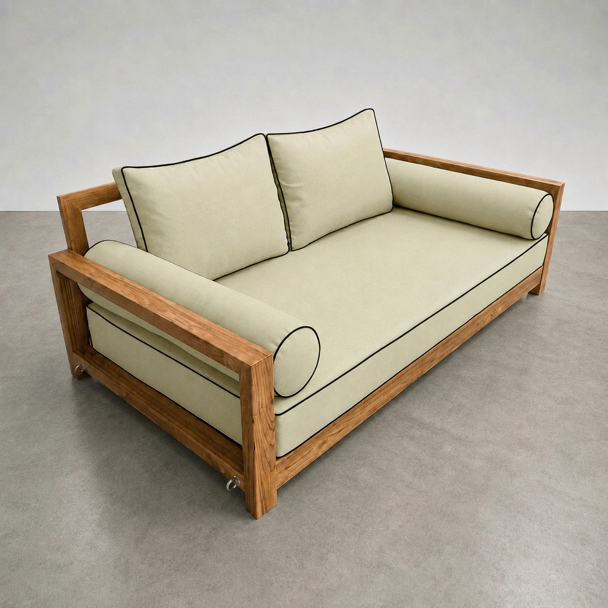 STYLE 1 - Mattress & Pillow Bolster Cushion Cover and Insert for Outdoor Indoor Daybed Porch Swing Bed Crib Size