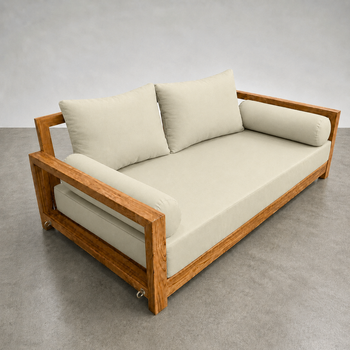 STYLE 1 - Mattress & Pillow Bolster Cushion Cover and Insert for Outdoor Indoor Daybed Porch Swing Bed Crib Size