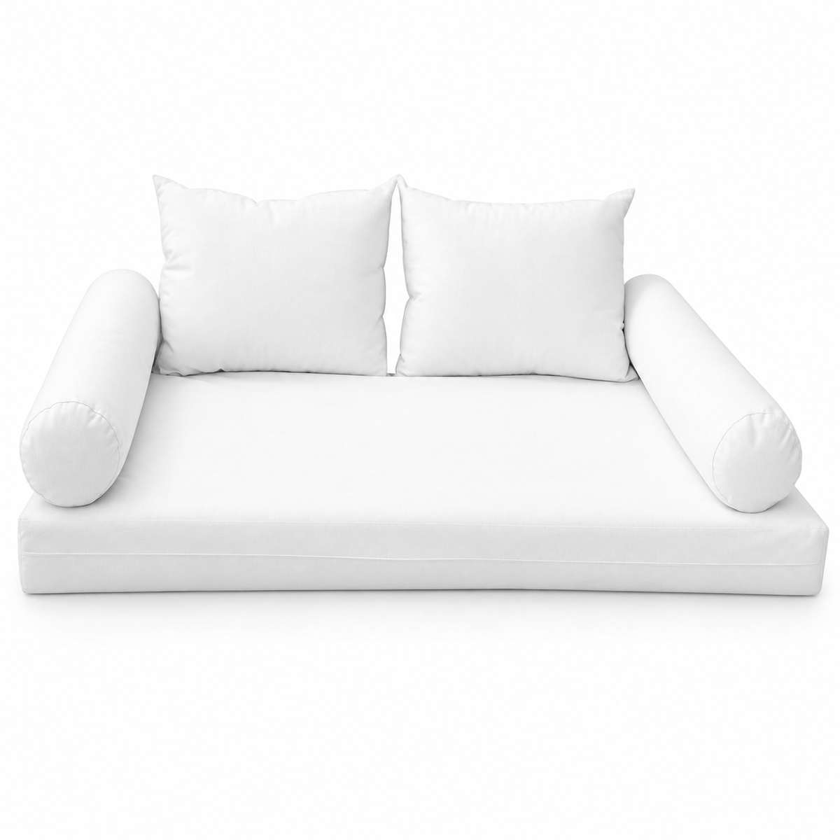STYLE 1 Twin Size Mattress Foam, Pillow & Bolster Cushion Polyester Fiberfill Inserts for Outdoor Indoor Daybed Porch Swing Bed | INSERT ONLY |