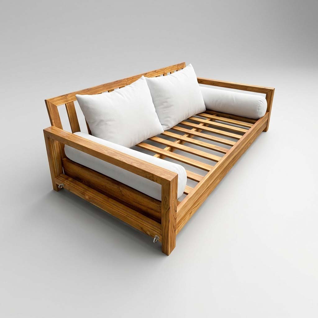 STYLE 1 Pillow & Bolster Cushion Polyester Fiberfill Inserts for Outdoor Indoor Daybed Porch Swing Bed | INSERT ONLY |