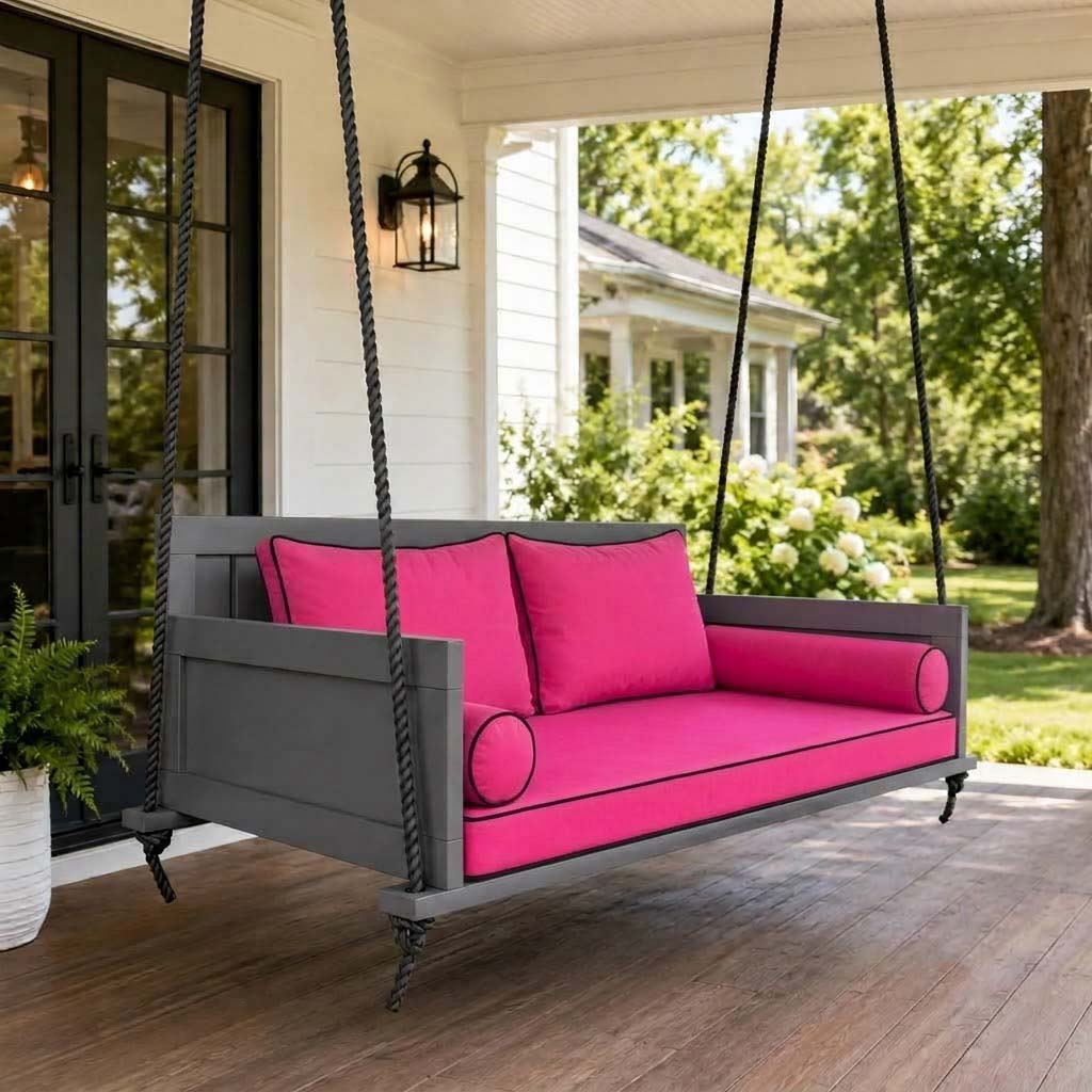Style 1 Twin Size 5PC Contrast Pipe Outdoor Daybed Mattress Cushion Complete Set AD110