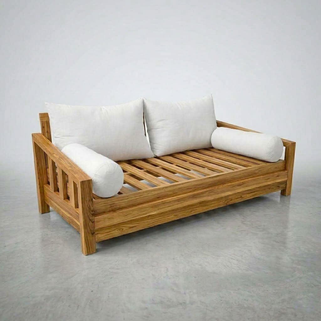 STYLE 2 Pillow & Bolster Cushion Polyester Fiberfill Inserts for Outdoor Indoor Daybed Porch Swing Bed | INSERT ONLY |