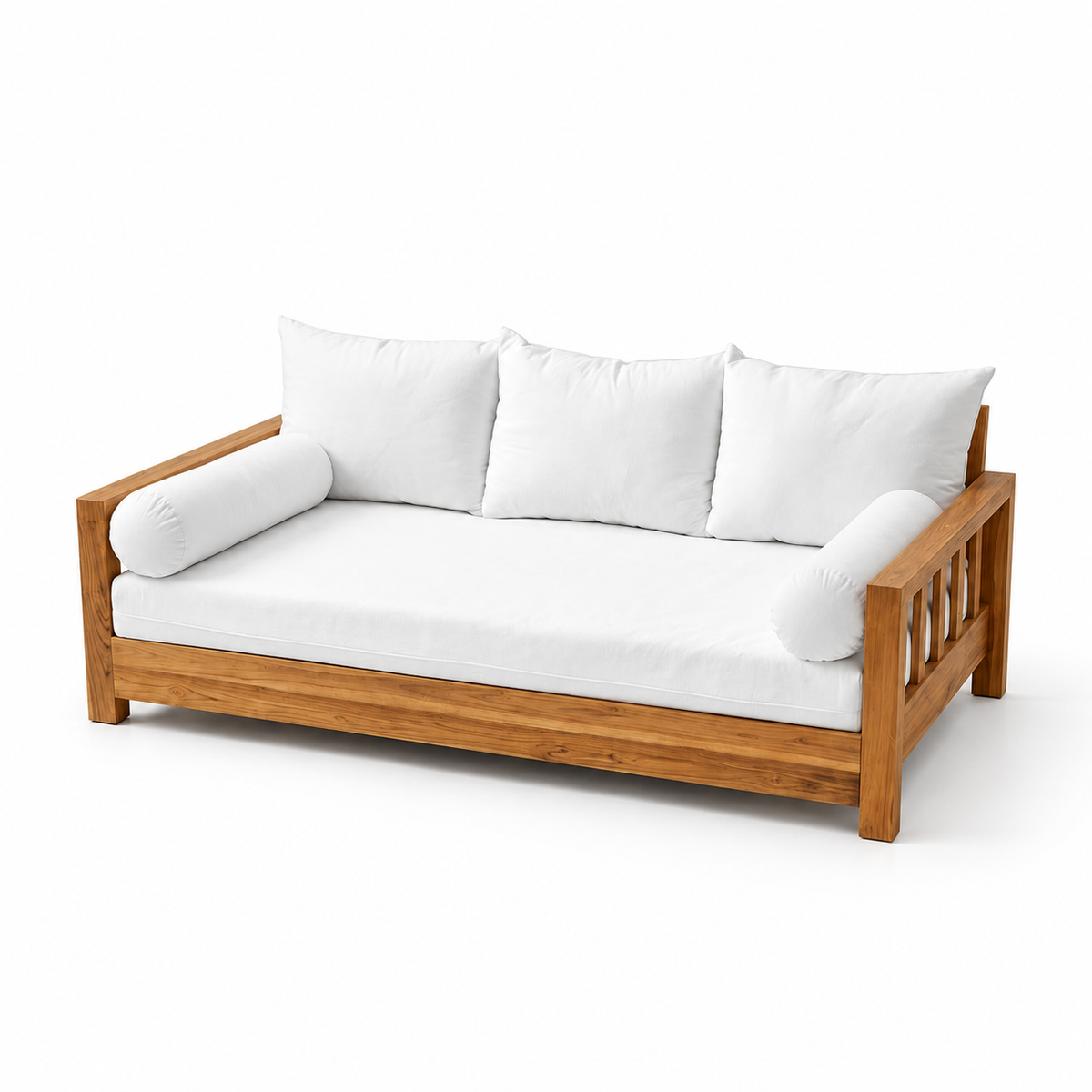STYLE 3 Crib Size Mattress Foam, Pillow & Bolster Cushion Polyester Fiberfill Inserts for Outdoor Indoor Daybed Porch Swing Bed | INSERT ONLY |