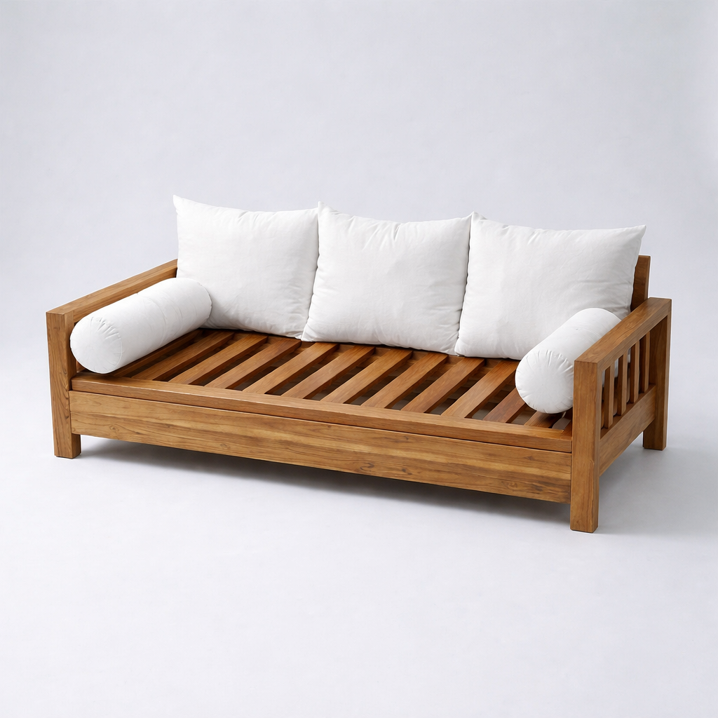STYLE 3 Pillow & Bolster Cushion Polyester Fiberfill Inserts for Outdoor Indoor Daybed Porch Swing Bed | INSERT ONLY |