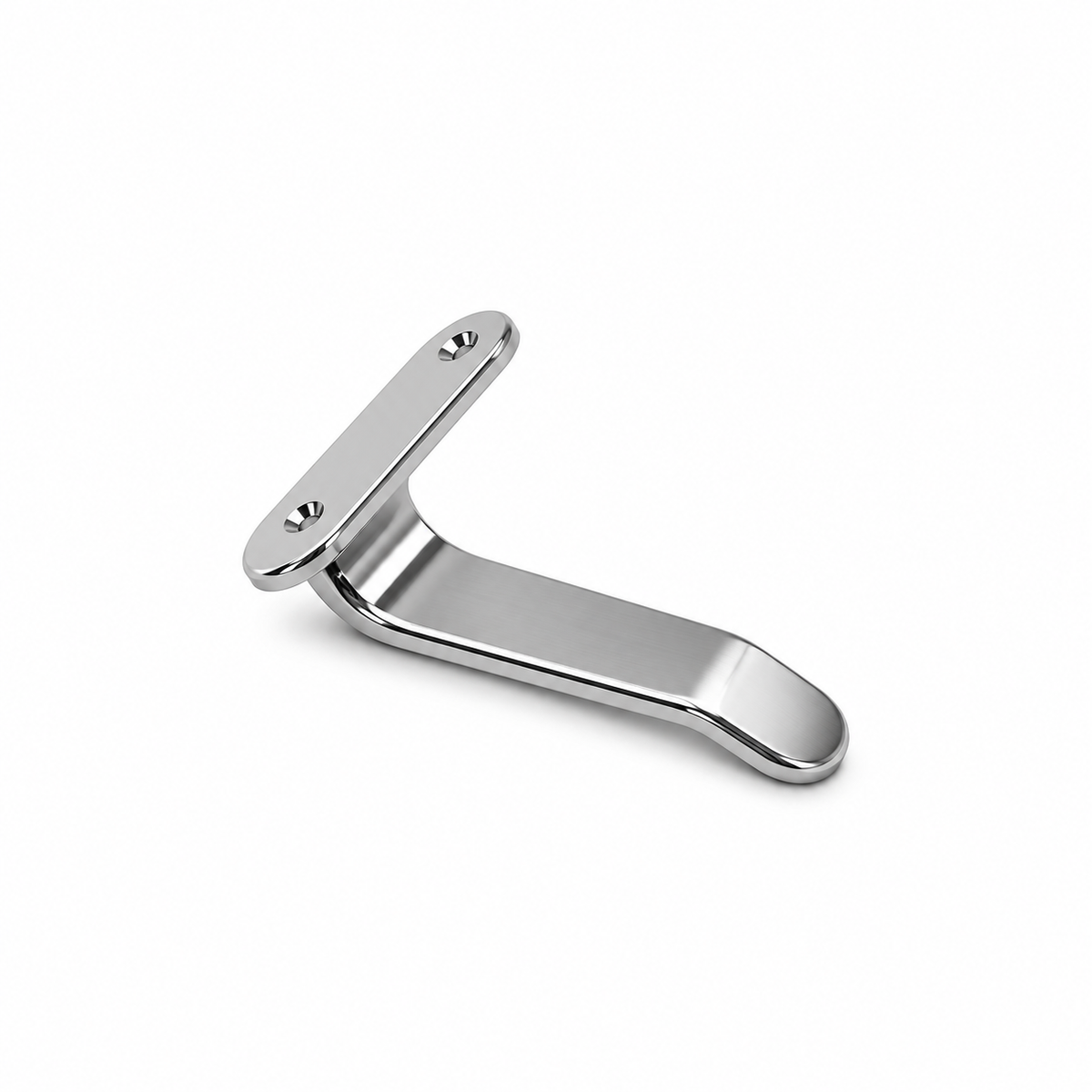 10 Pc Set Marine Grade T316 Stainless Steel Side Mount Single Flat Hook for Boat Rigging & Deck Hardware