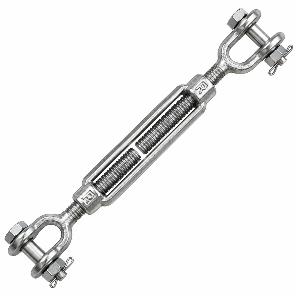 Galvanized Drop Forged Turnbuckle, Hook Eye, Jaw Eye, Hook Hook, Jaw Jaw, and Eye Eye Rigging Tensioner