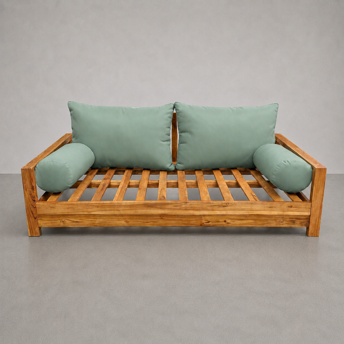 STYLE 2 Pillow & Bolster Cushion for Outdoor Indoor Daybed Porch Swing Bed Twin Size Knife Edge AD002 | COVERS ONLY |