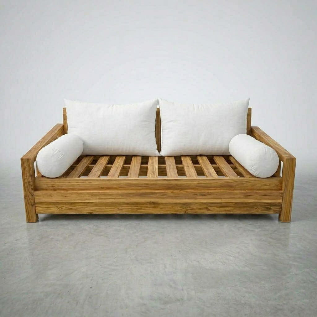 STYLE 2 Pillow & Bolster Cushion Polyester Fiberfill Inserts for Outdoor Indoor Daybed Porch Swing Bed | INSERT ONLY |