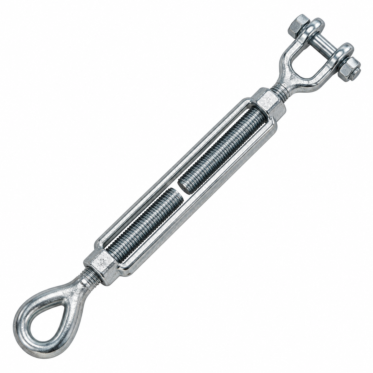 Galvanized Drop Forged Turnbuckle, Hook Eye, Jaw Eye, Hook Hook, Jaw Jaw, and Eye Eye Rigging Tensioner