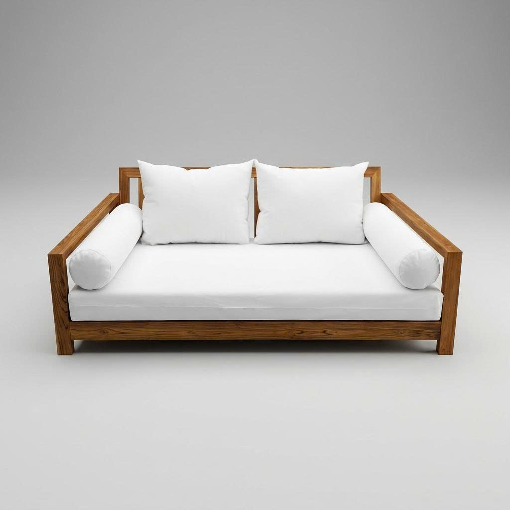 STYLE 4 Full Size Mattress Foam, Pillow & Bolster Cushion Polyester Fiberfill Inserts for Outdoor Indoor Daybed Porch Swing Bed | INSERT ONLY |