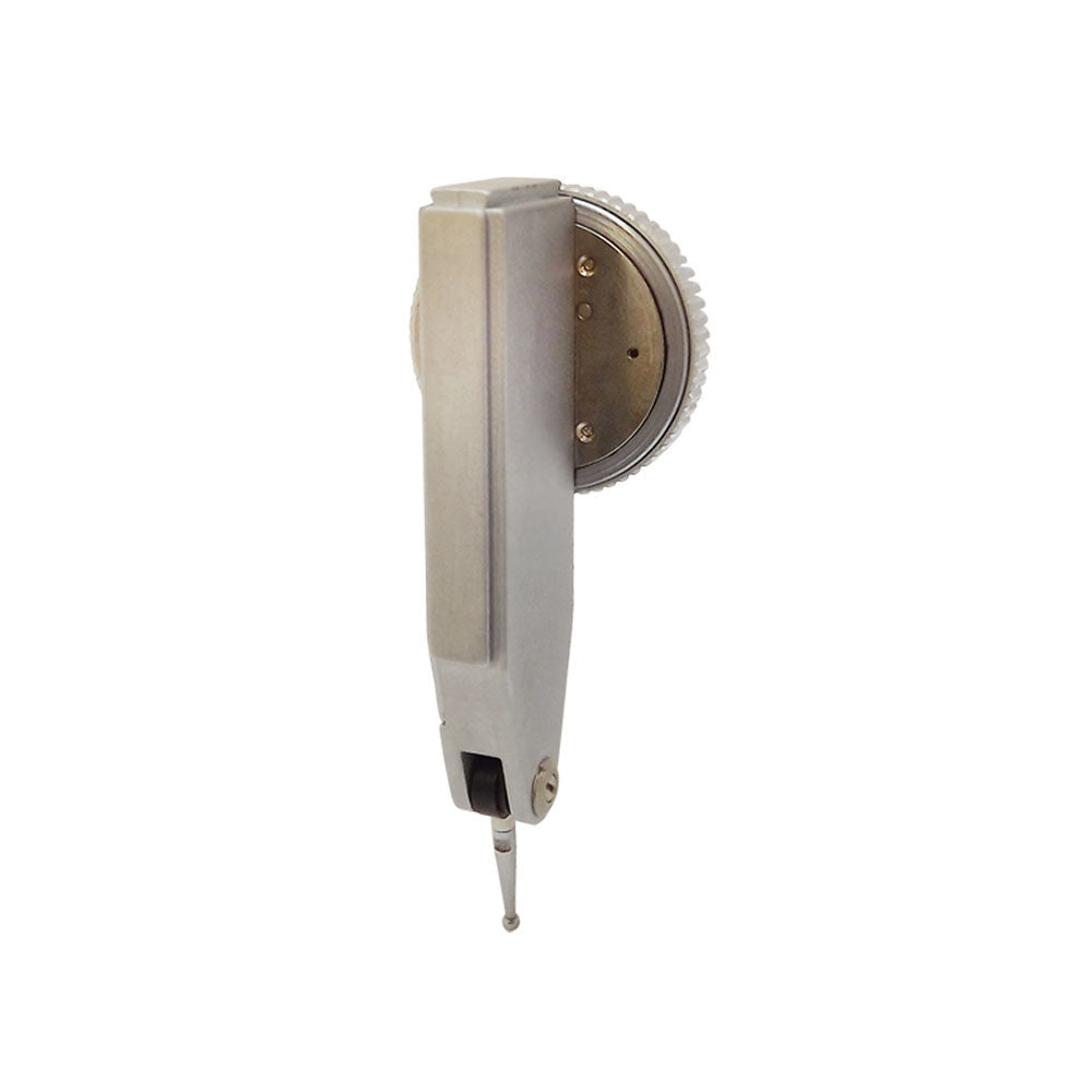 Dial Test Indicator 0.0005" Graduation, 0-15-0 Reading, 7 Jewel Movement, White Face Precision Machinist Indicator for Lathe, Mill & CNC