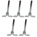 5 PC Stainless Steel 316 Deck Toggle Swage Stud Marine Turnbuckle Cable Railing 1/8''
