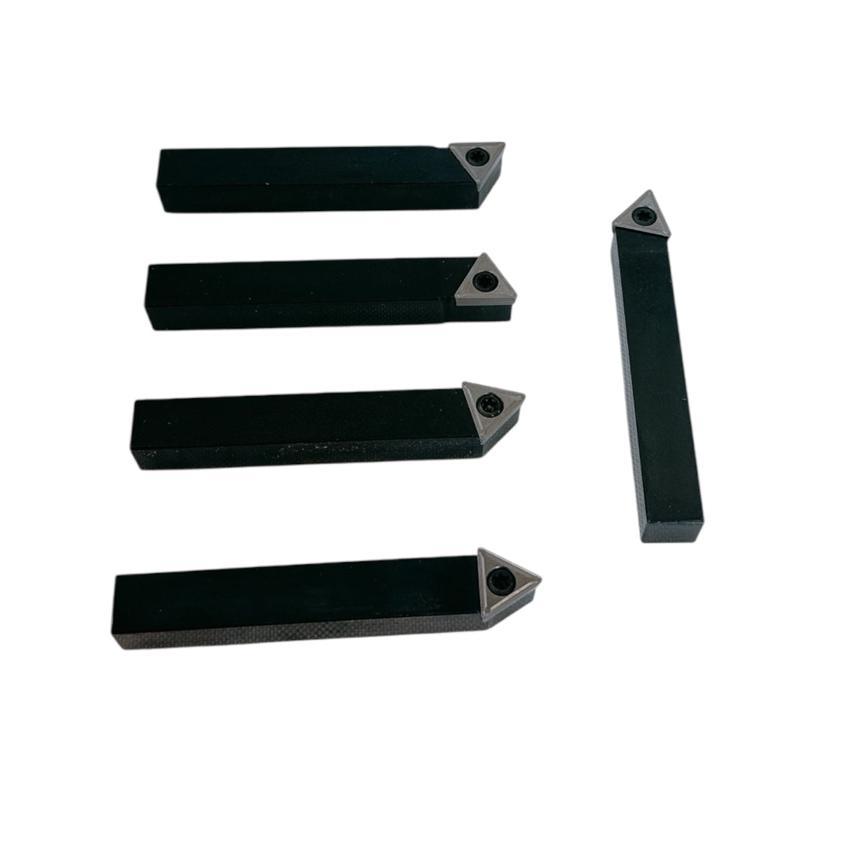 5 PC 1/2'' Indexable Carbide Insert Lathe Turning Tool Bit Set C6 Chipbreaker
