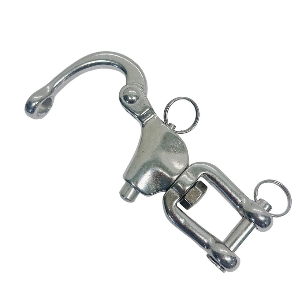5'' SWIVEL JAW Snap Shackle SS316 Stainless Steel Shackle Forged Boat Anchor