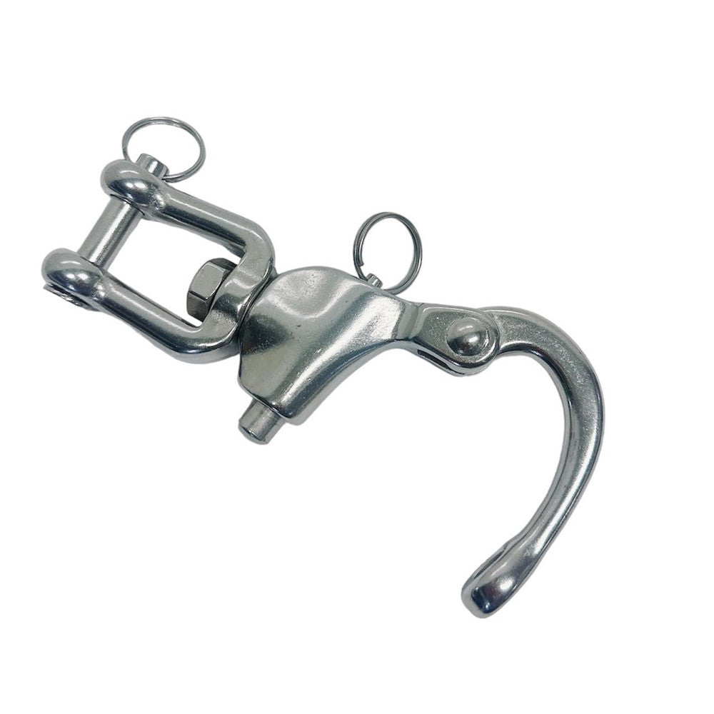 5'' SWIVEL JAW Snap Shackle SS316 Stainless Steel Shackle Forged Boat Anchor
