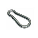 5 PC 3/16" x 50mm Carabiner Spring Snap Hook  Marine Stainless Steel 120 Lbs