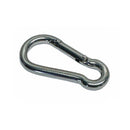 5 PC 3/16" x 50mm Carabiner Spring Snap Hook  Marine Stainless Steel 120 Lbs