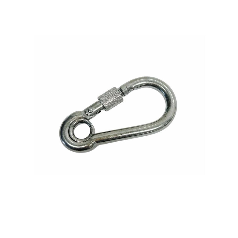 400 LB Cap 5 PC 5/16" Marine Stainless Steel Spring Snap Hook w- Eyelet & Screw