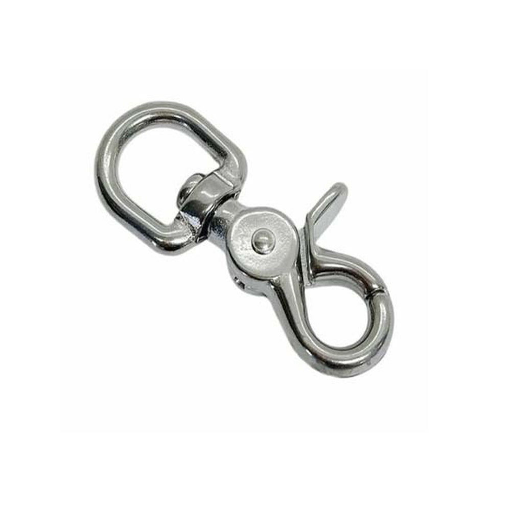 5/8" Stainless Steel 316 Marine Swivel Eye Trigger Snap Hook Boating