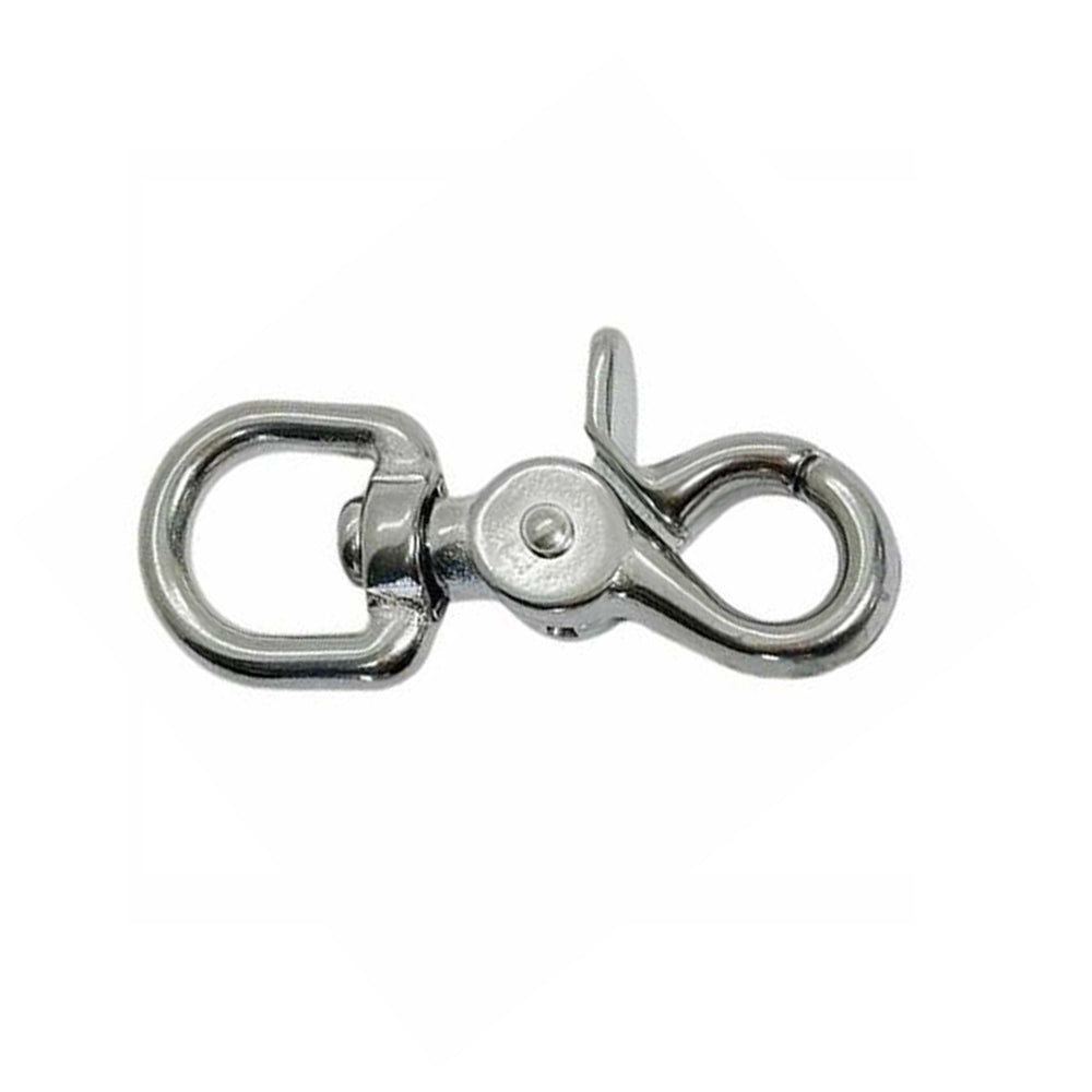 5/8" Stainless Steel 316 Marine Swivel Eye Trigger Snap Hook Boating