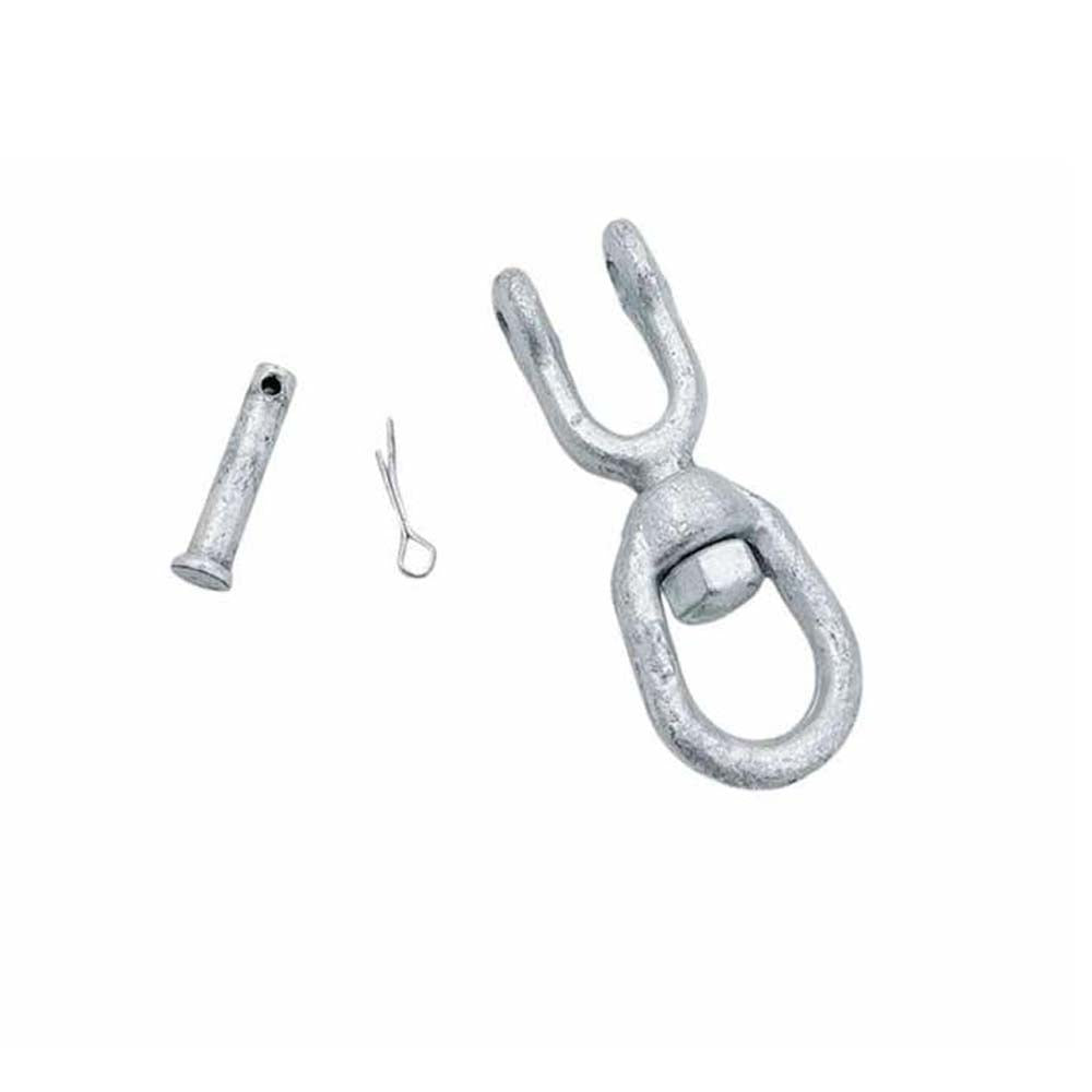 4 Pc Marine Boat Mooring Hot Dipped Galvanized 5/16" Jaw Eye Swivel 1250 Lbs WLL