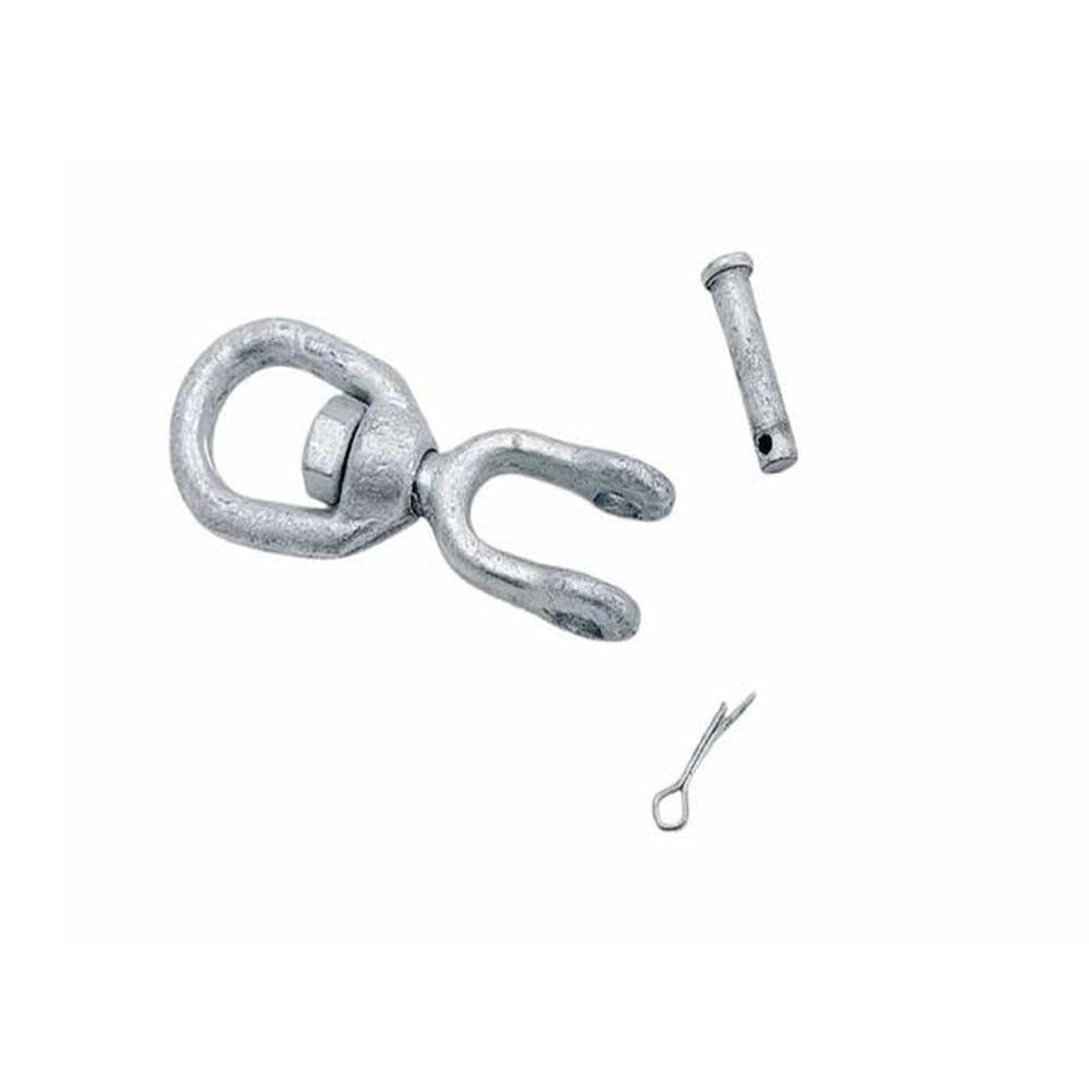 4 Pc Marine Boat Mooring Hot Dipped Galvanized 5/16" Jaw Eye Swivel 1250 Lbs WLL