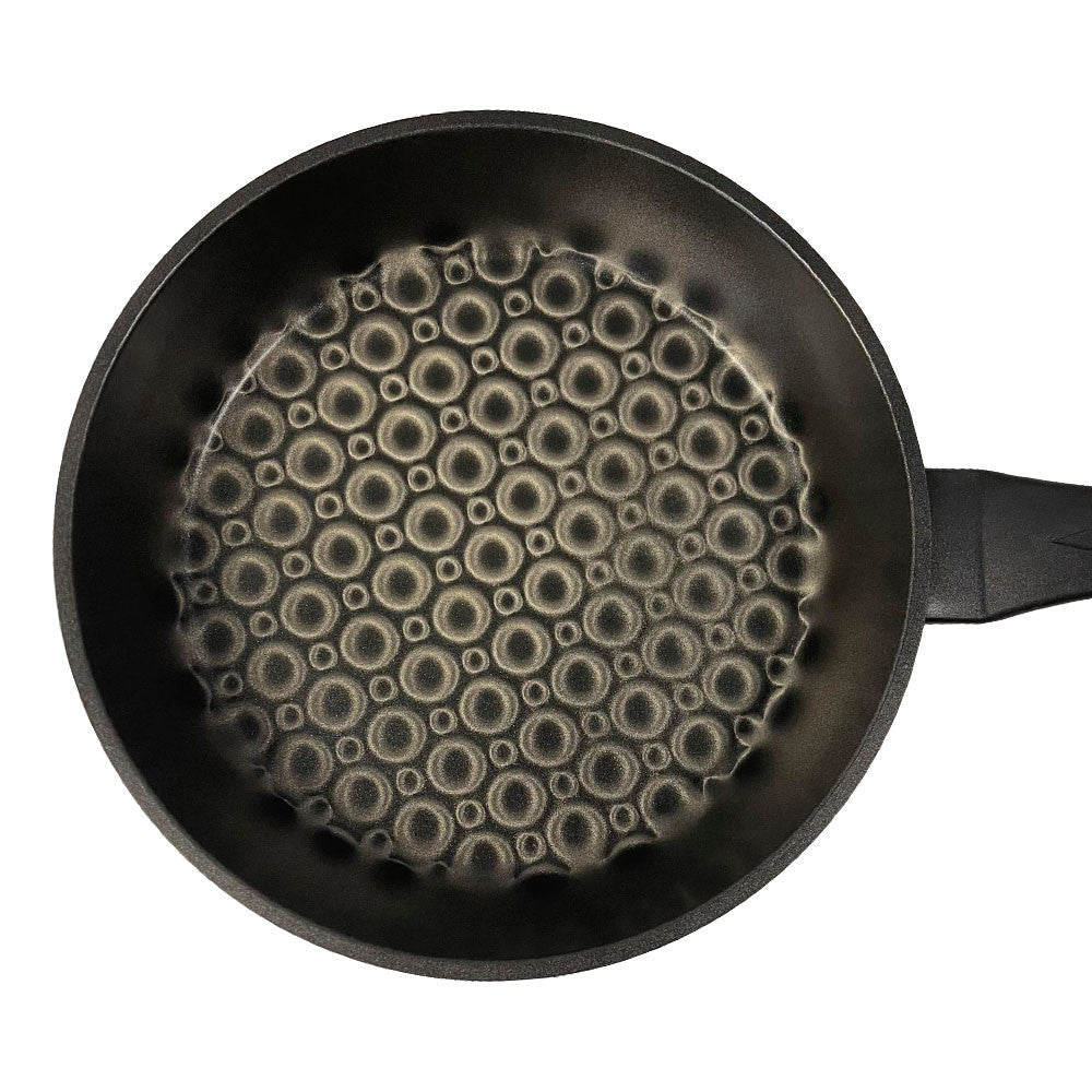 10'' 3D Diamond Coating Non-Stick Frying Pan Kitchen Cookware Cooking Pan