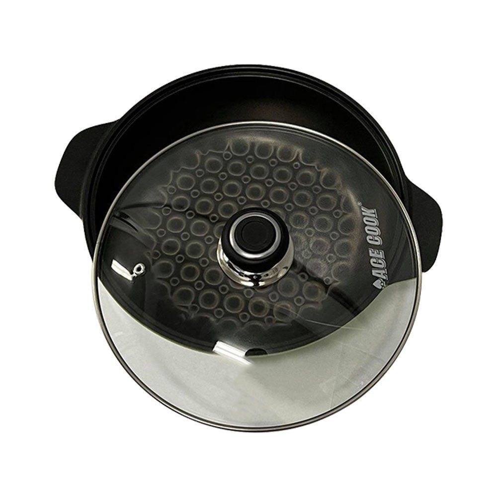 11" (28cm) 3D Diamond Coating Nonstick Jumbo Wok, Made in Korea Cookware Pan for Stir Fry, Sauteing, and Everyday Cooking