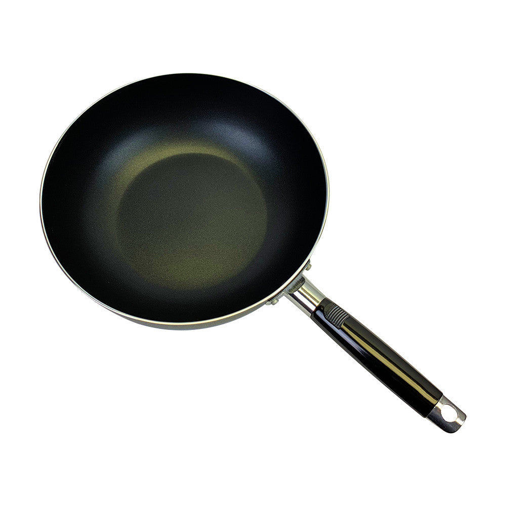 11''(28cm) Non-Stick Coating Wok Frying Pan Cooking Pot Cookware Kitchen Supply
