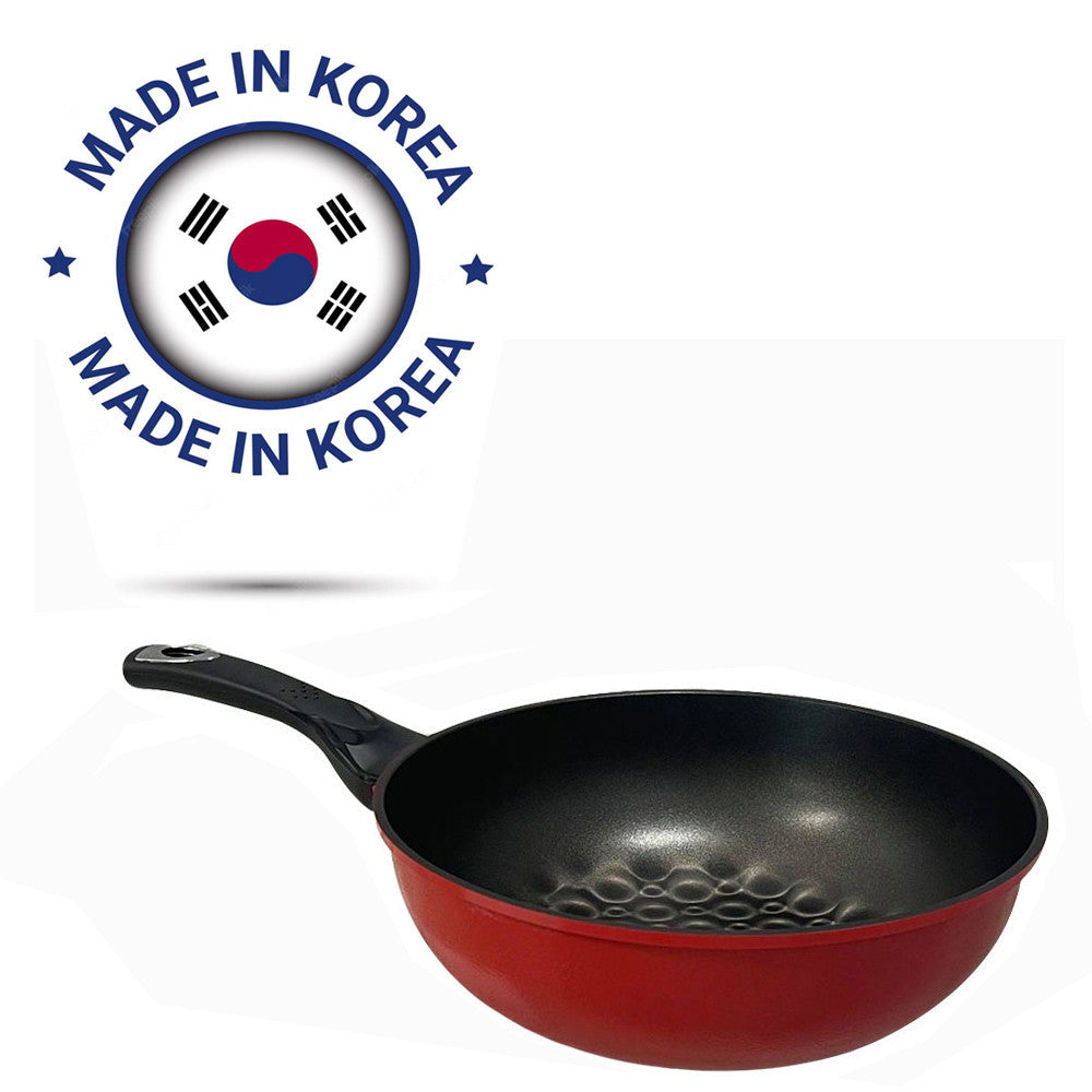 13-1/2'' (34cm) 3D Diamond Coating Nonstick Wok Cookware