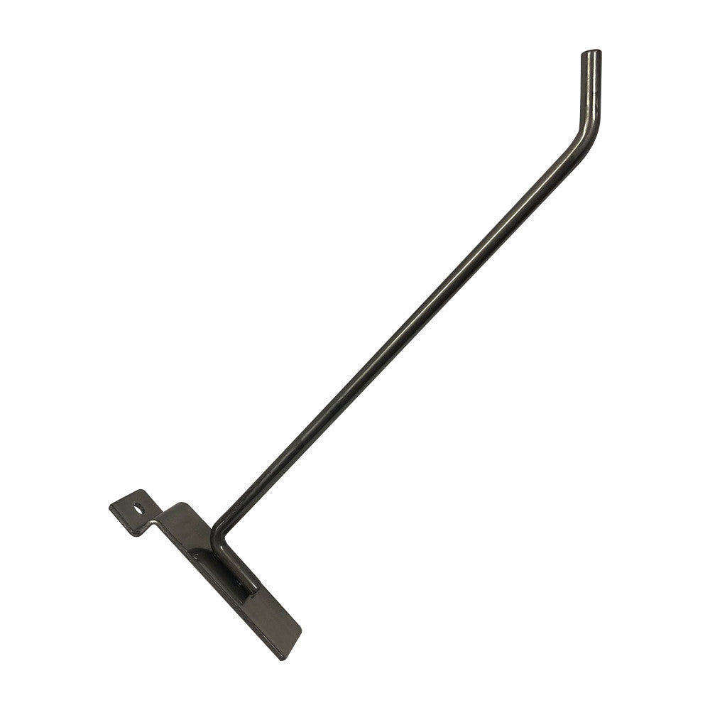 2 Pc 8'' Raw Steel Slatwall Hook Hooks Retail Display Wire Metal Hanger