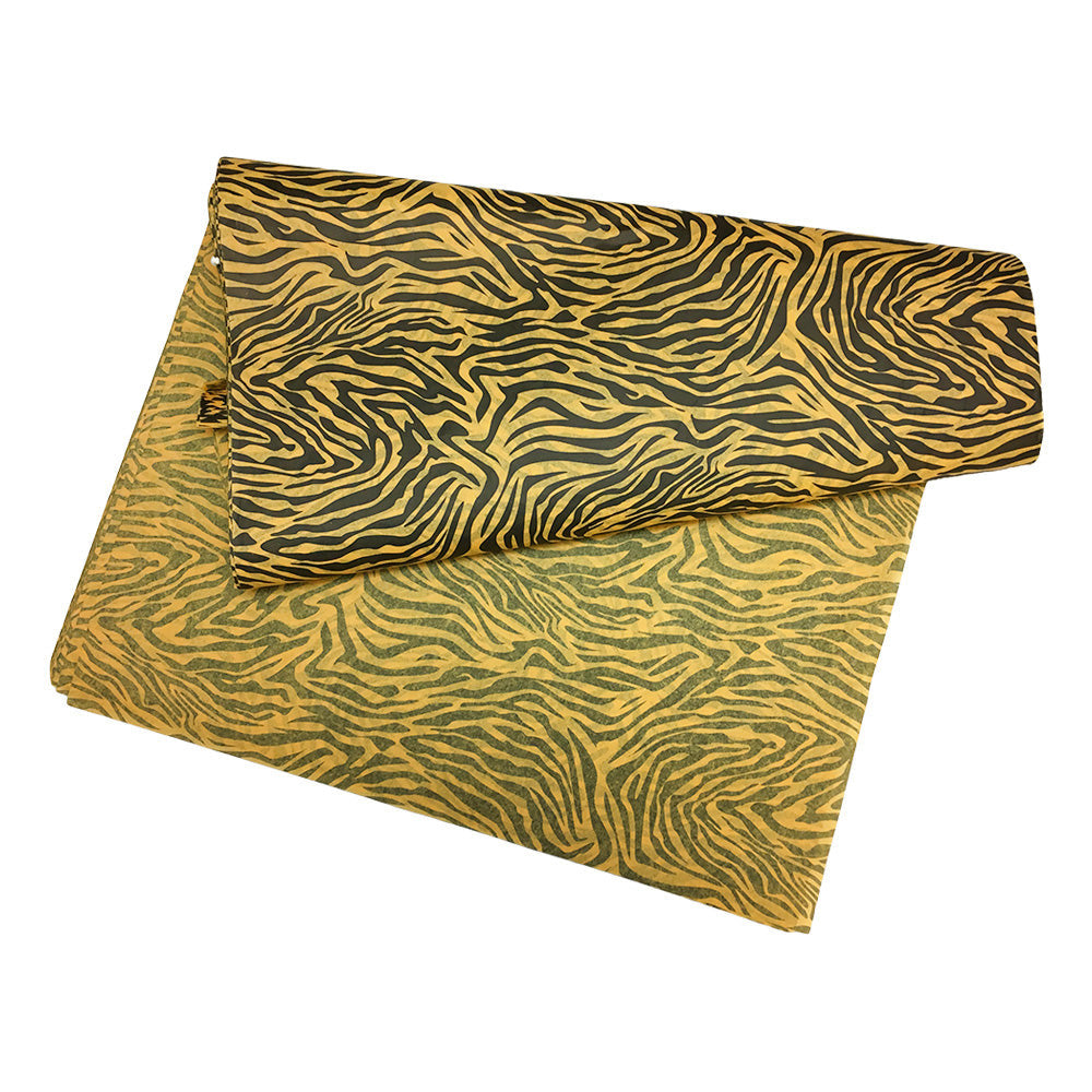 20 Pc 20'' x 30'' TIGER SKIN Animal Pattern Print Tissue Paper Gift Wrapping Tissues