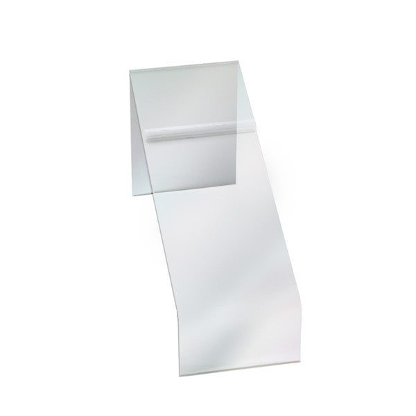 4 Pc 8x3x4 Clear Acrylic Lucite Single Shoe Display Fixture Stand Retail Heels Slant Riser Holder